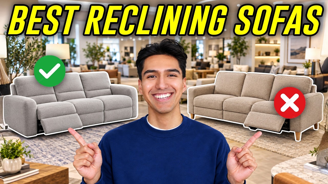 Video thumbnail for 8 Best Reclining Sofas You NEED To See (Wayfair, Allmodern, Birch Lane, Etc)