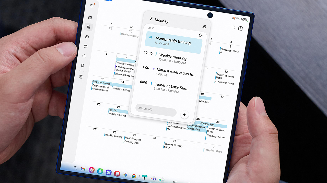 Video thumbnail for Unfold Your Day with the Samsung Galaxy Z Fold7