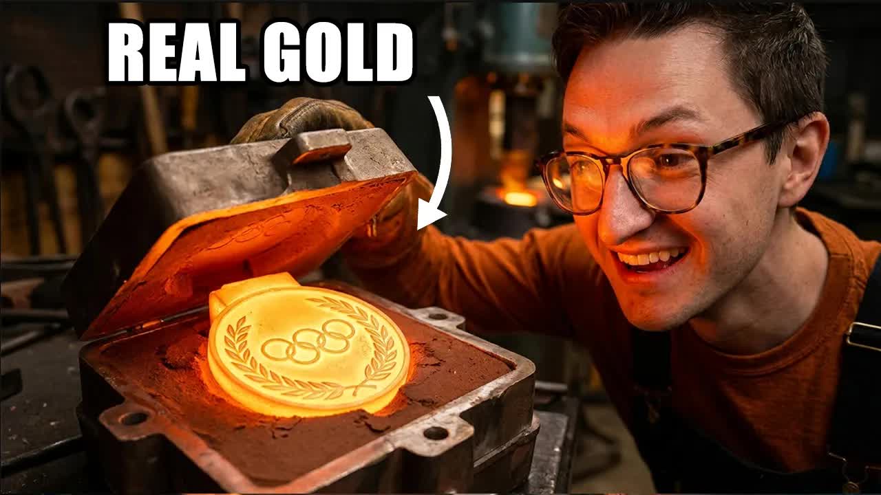 Video thumbnail for Waterjet Channel: I Made Better Olympic Medals