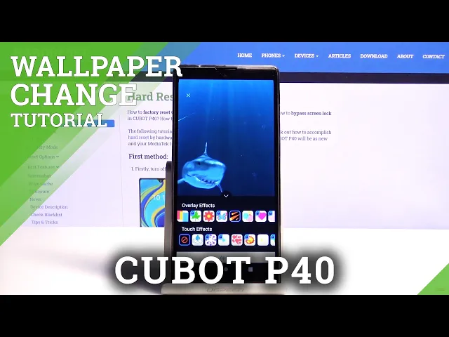 Video thumbnail for How to Apply and Customize Animated Wallpaper on CUBOT P40 – Apply Live Wallpaper