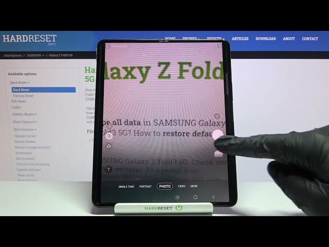 Video thumbnail for How to Take Multiple Photos Quickly in Samsung Galaxy Fold 3 5G - Enable Burst Shot