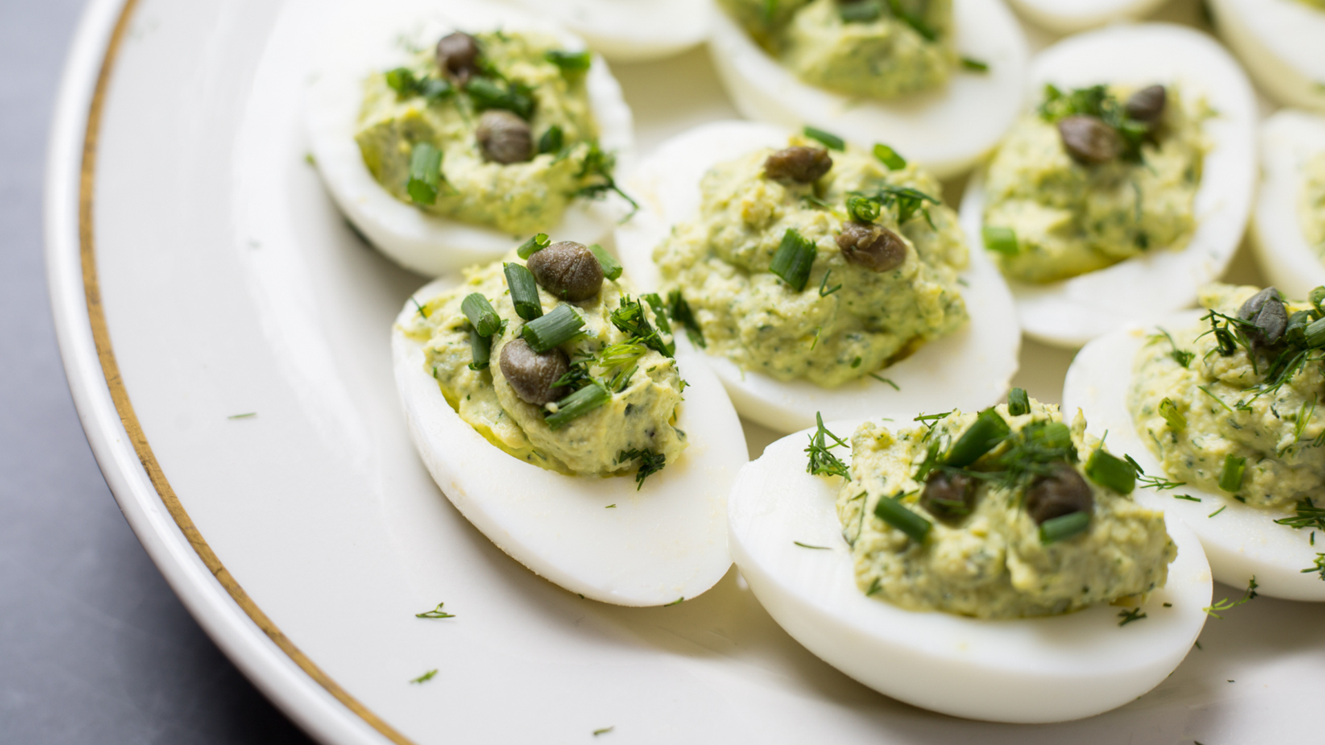 Video thumbnail for Green Goddess Deviled Eggs Recipe