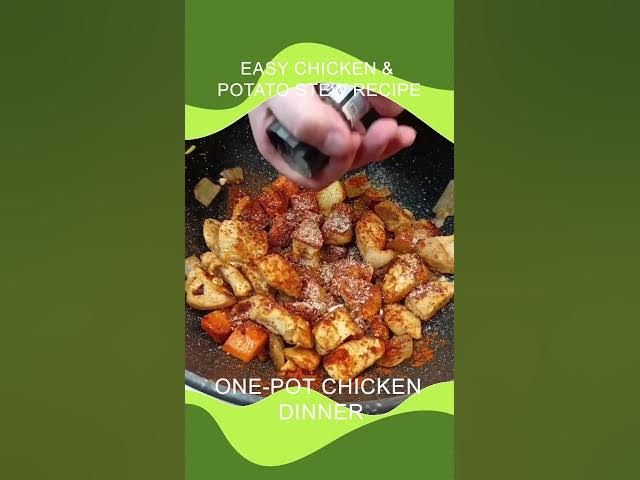 Video thumbnail for The Pot That Feeds the Soul: Chicken & Potato Stew 🍲 #comfortfood #easymeals
