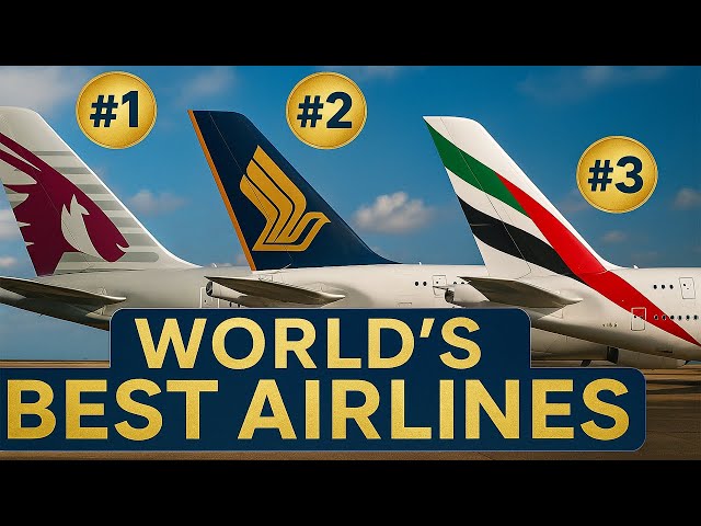Video thumbnail for The 10 Best Airlines in the World 2025 (You’ll Want to Fly!)