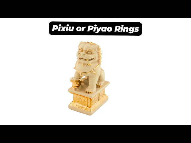 'Video thumbnail for Pixiu or Piyao Rings: An Ancient Symbol of Wealth and Good Fortune'
