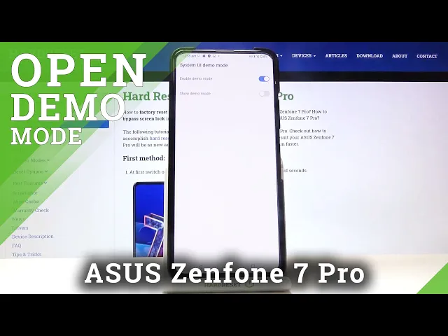 Video thumbnail for How to Run Demo Mode in ASUS Zenfone 7 Pro - Access Developer Options