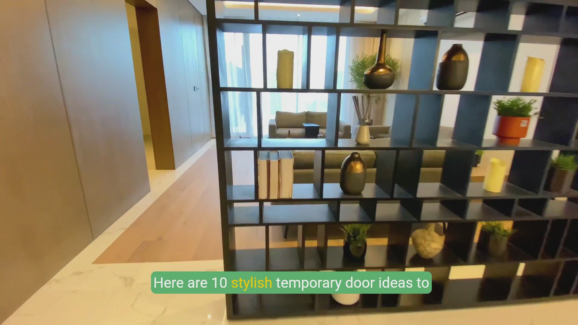 'Video thumbnail for 10 Stylish Temporary Door Ideas for Ultimate Privacy'