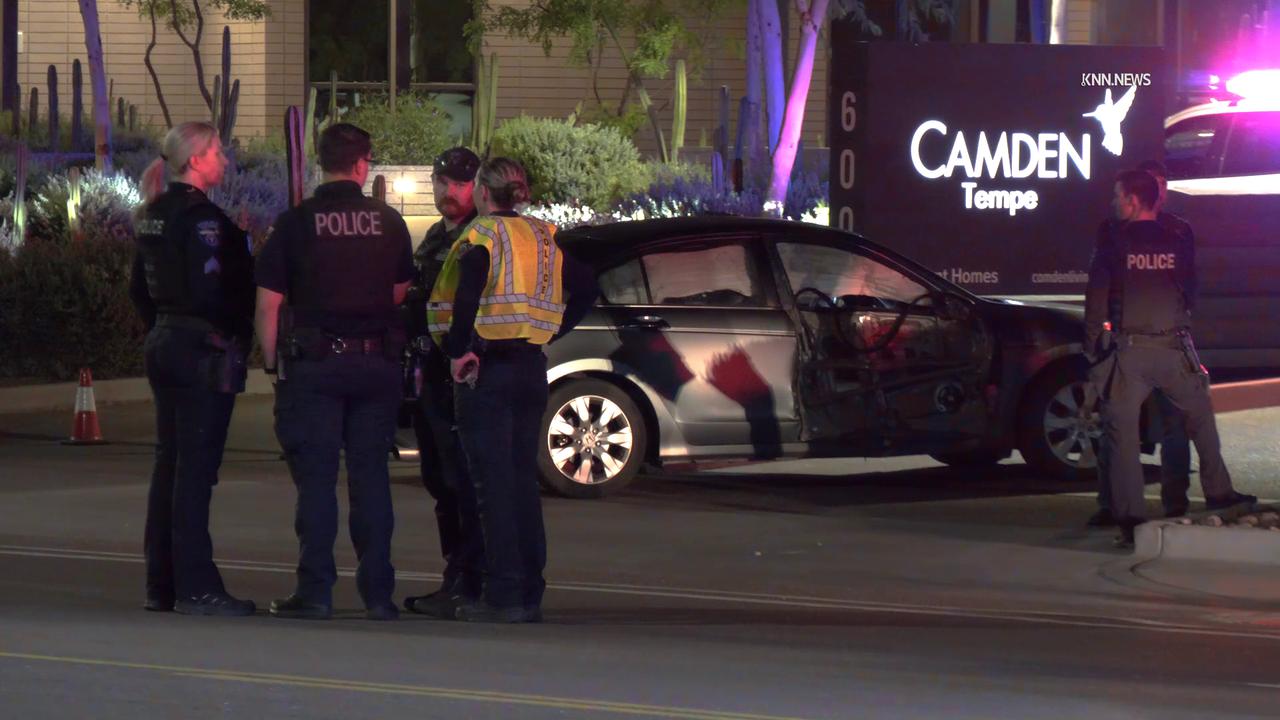 Video thumbnail for US, Phoenix: Tempe Curry Road Motorcycle Crash.