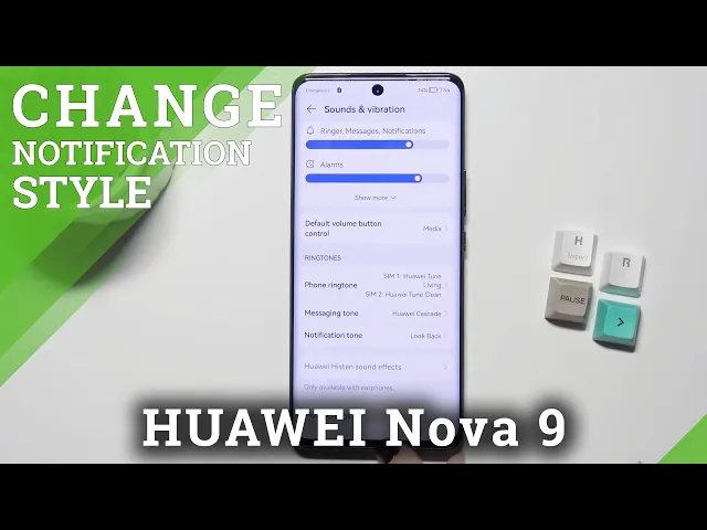 Video thumbnail for How to Change Notifications Sound on HUAWEI Nova 9 - Sound Settings