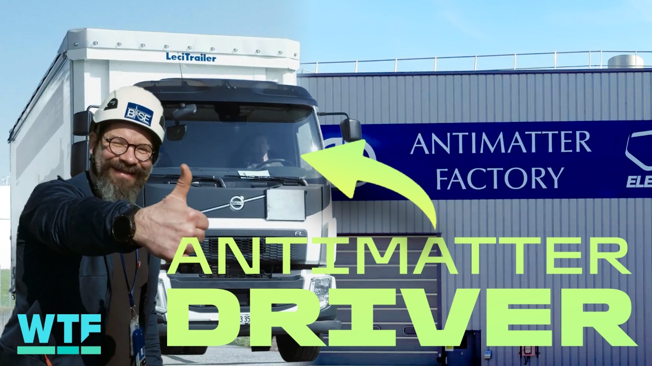 Video thumbnail for Antimatter factory celebrates first truckload of world's most expensive material