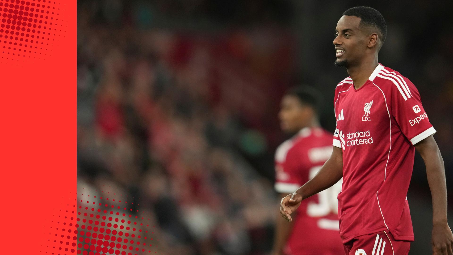 'Video thumbnail for 'He is still adjusting to his new team-mates' - Arne Slot urges time and patience for Liverpool's star forward'