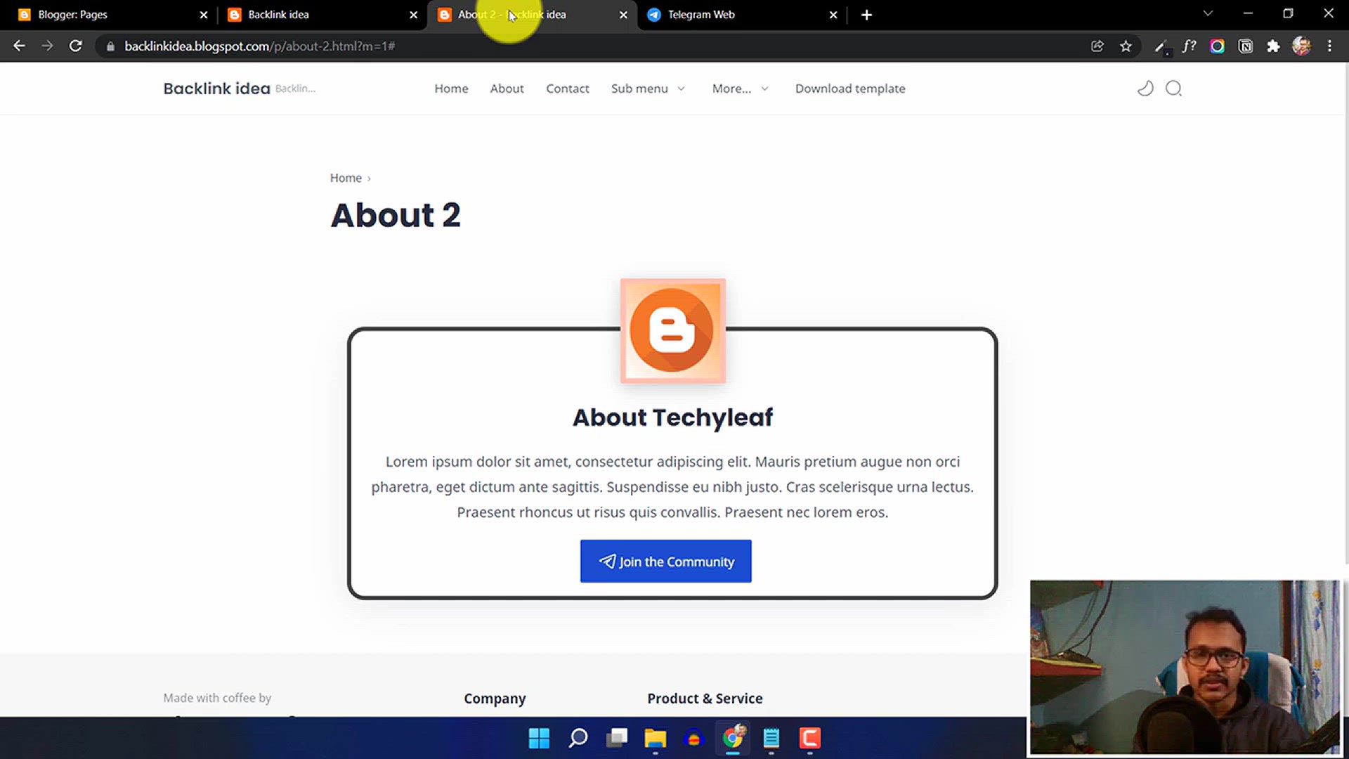 'Video thumbnail for Responsive About Us Page Design Using HTML & CSS _ Blogger Customization'