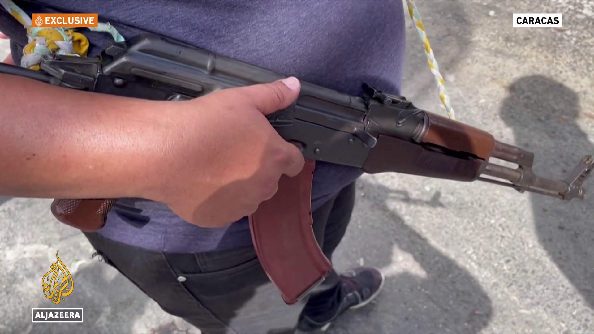 Video thumbnail for Venezuela paramilitary forces: Armed militias accused of intimidation and violence