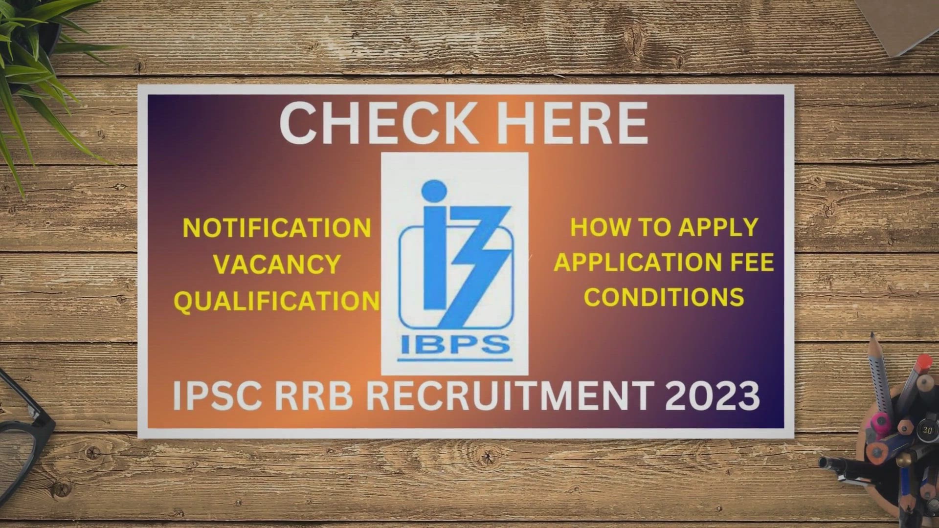 Video thumbnail for IBPS RRB CRP 2023 : 8594 VACNACIES IN REGIONAL RURAL BANKS » Pakki Sarkari Jobs