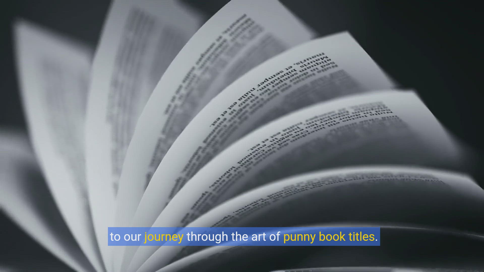'Video thumbnail for Pun-believable Reads: A Tour of Hilariously Named Books'