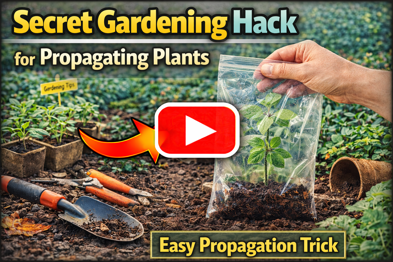 Video thumbnail for Secret Gardening Hack for Propagating Plants | Easy Propagation Trick
