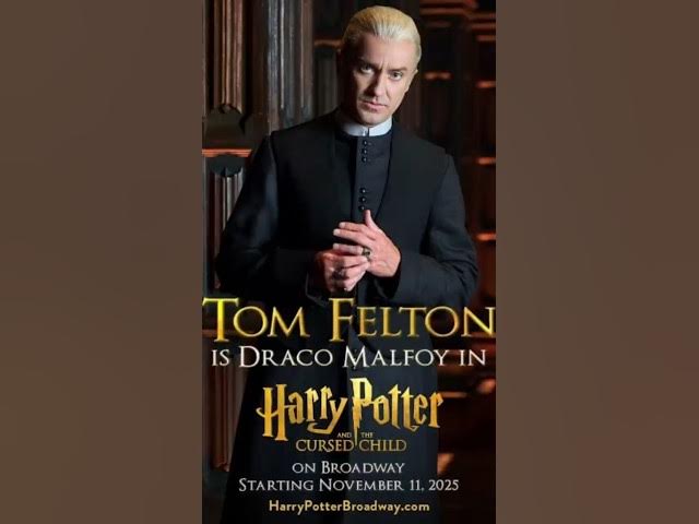 Video thumbnail for Tom Felton's Broadway Debut Curtain Call as Draco Malfoy in Harry Potter & the Cursed Child