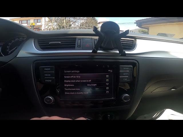 Video thumbnail for How to Find and Manage Display Settings in Skoda Rapid II ( 2012 – 2019 ) - Adjust Radio Display