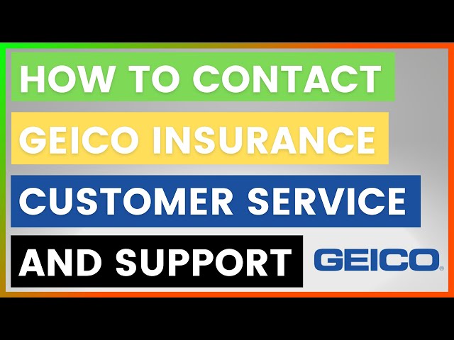 Video thumbnail for How To Contact GEICO Insurance Customer Service And Support? [in 2025]