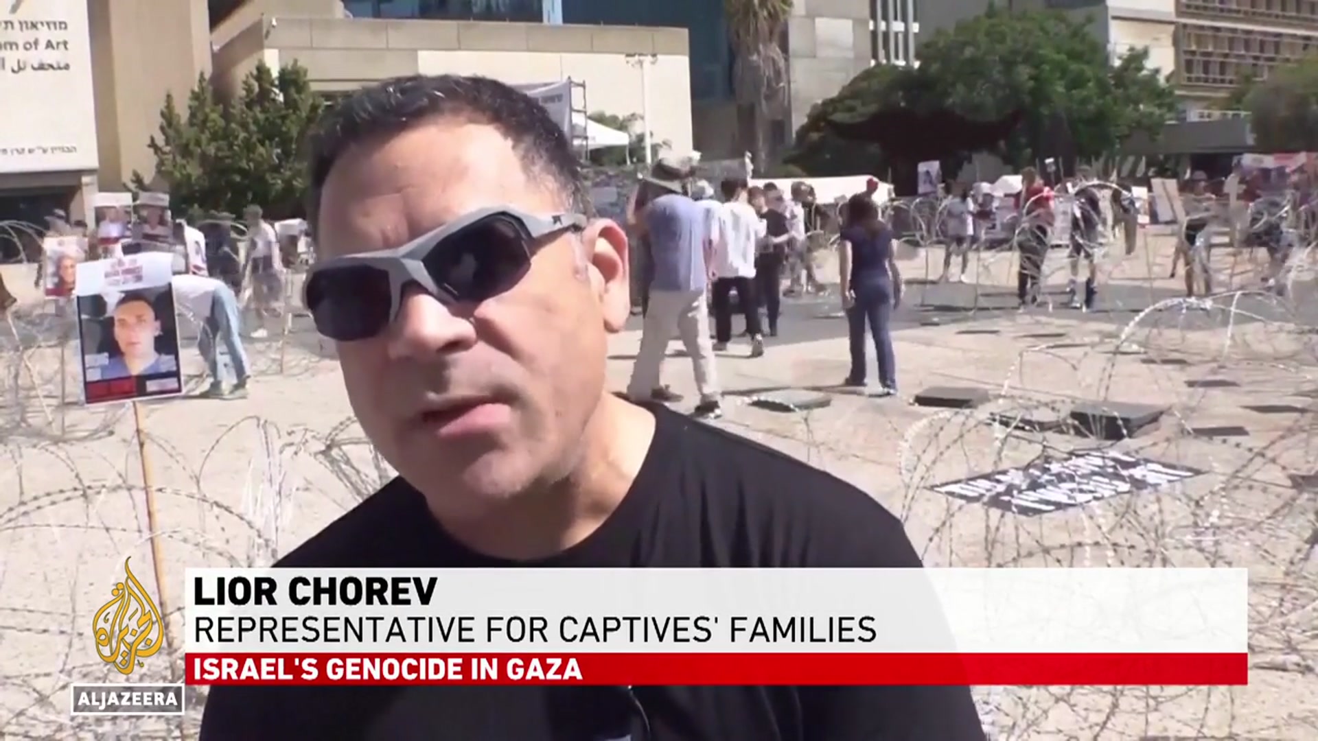 'Video thumbnail for Steve Witkoff visits Tel Aviv: Thousands demand immediate ceasefire deal with Hamas'