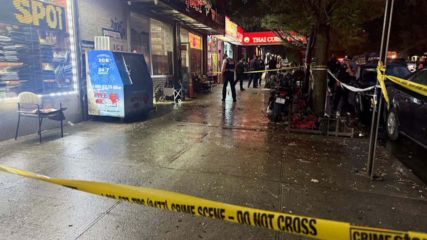Video thumbnail for Man shot in the head in front of Parkchester liquor store dies from injuries