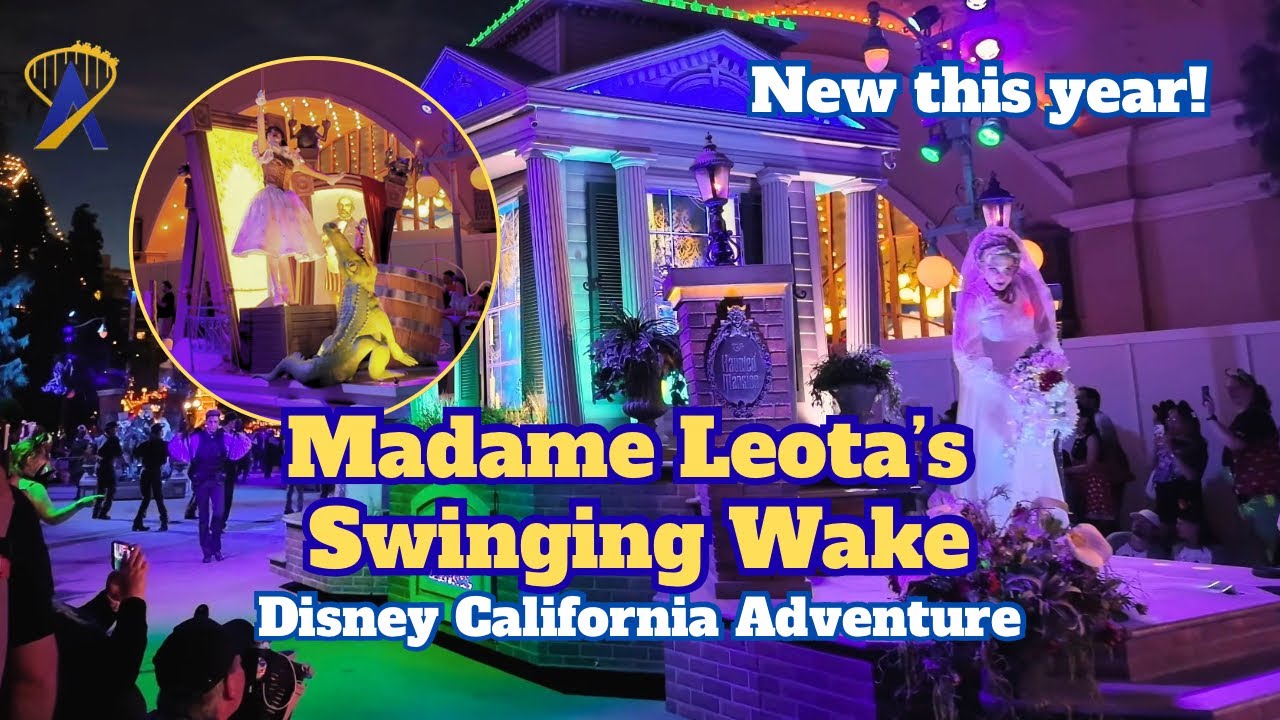 Video thumbnail for Madame Leota's Swinging Wake at Disney California Adventure!