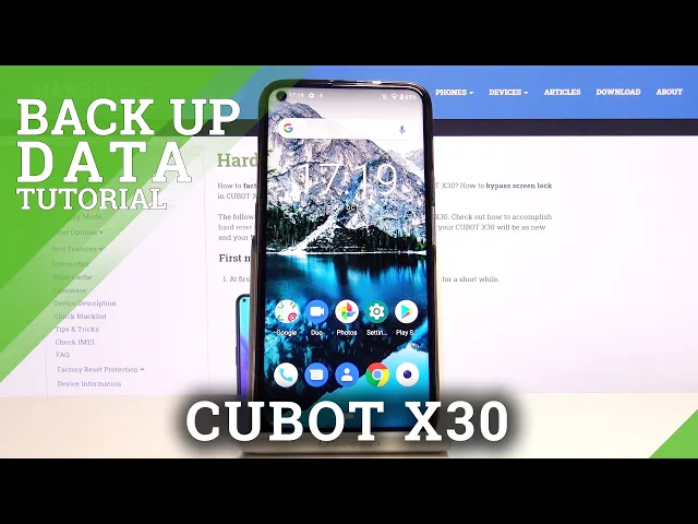 Video thumbnail for How to Enable Google Backup on CUBOT X30 – Turn On Google Backup