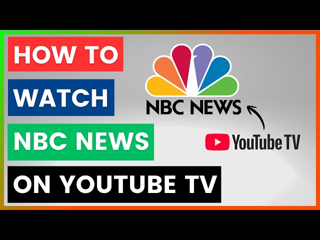 Video thumbnail for How To Watch NBC News On YouTube TV? [in 2026]