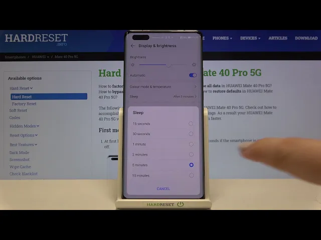 Video thumbnail for How to Turn On Screen Timeout on HUAWEI Mate 40 Pro– Set Up Timeout