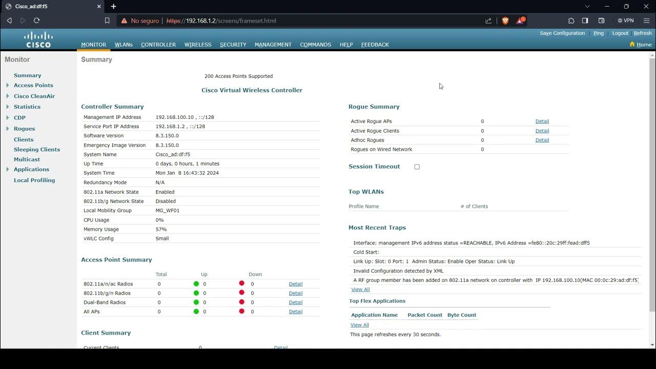 Video thumbnail for Restauración de configuración de CISCO WLC - DotBugs