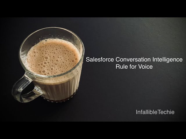 'Video thumbnail for Salesforce Conversation Intelligence Rule for Voice'