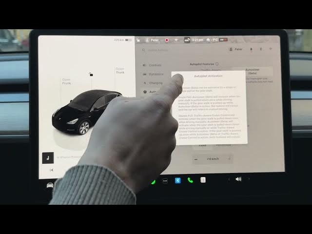 Video thumbnail for TESLA Model Y - Standard Autopilot Settings