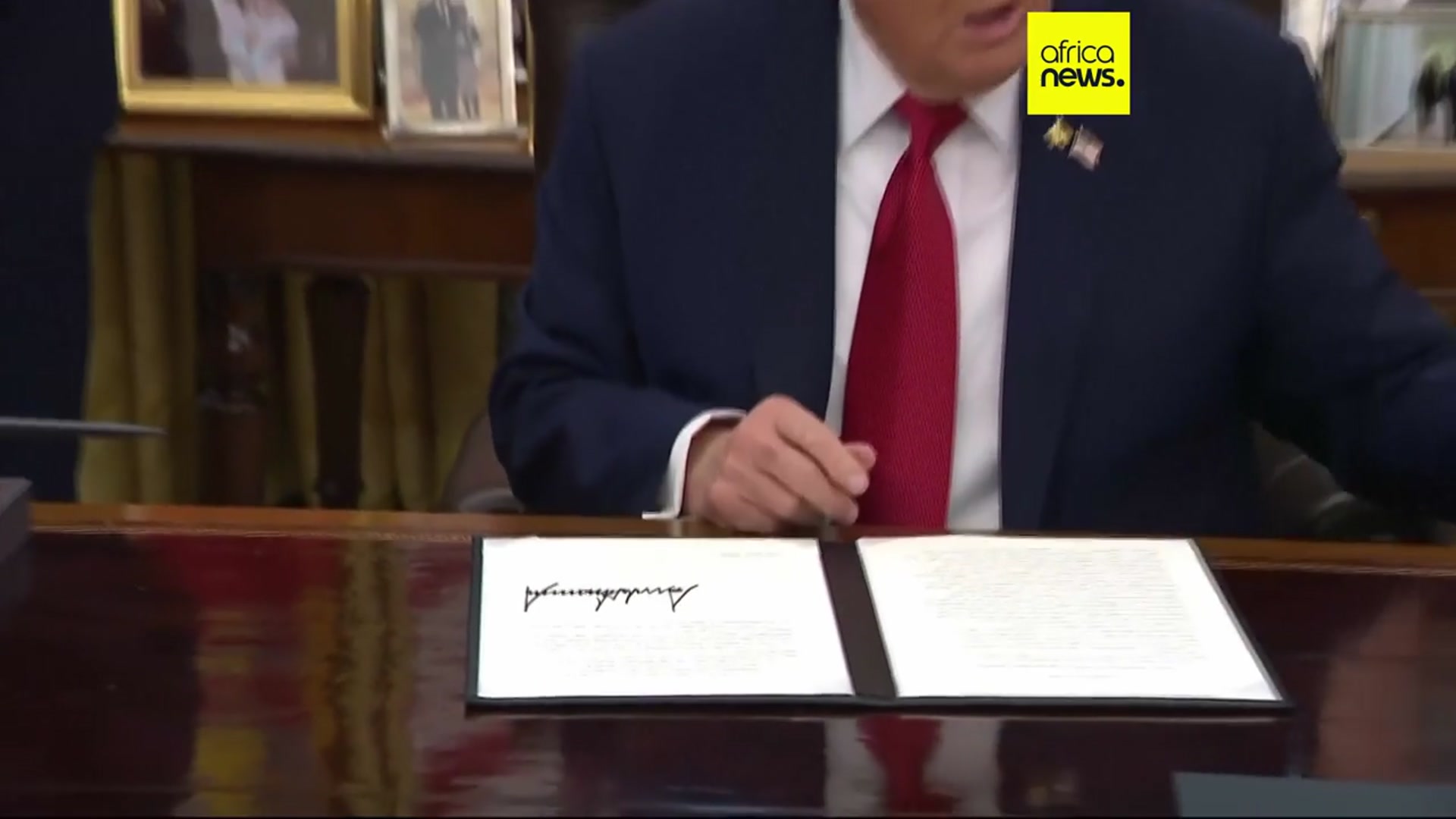 'Video thumbnail for Trump moves to shift TikTok to U.S. control'