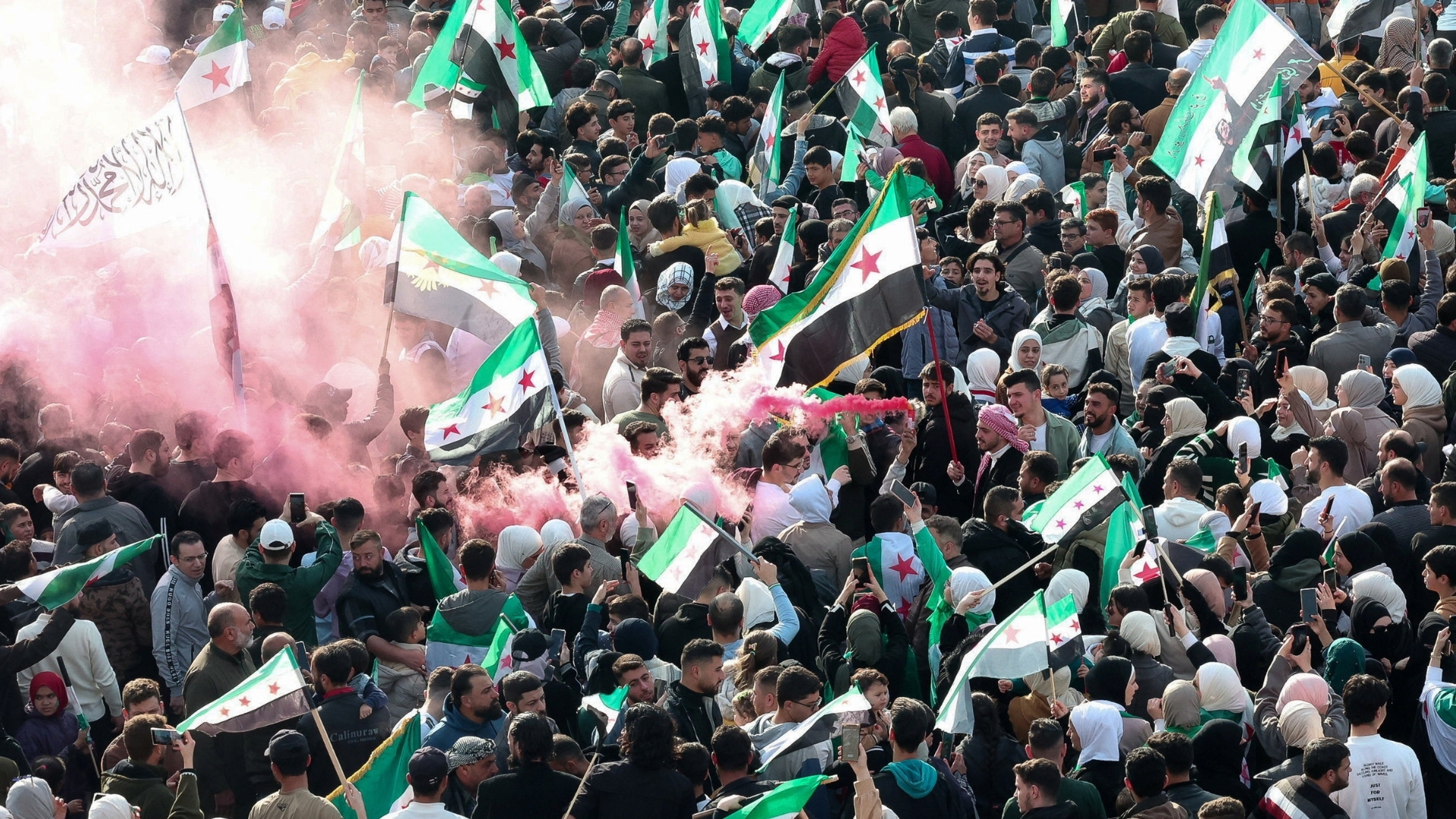 Video thumbnail for Hama capture anniversary: Thousands mark takeover of Syrian city by rebels