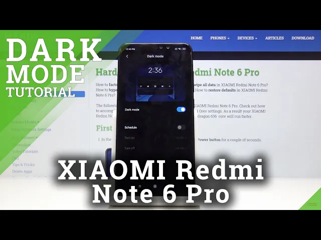 Video thumbnail for How to Enable Night Mode in XIAOMI Redmi Note 6 Pro | Eye Comfort Mode