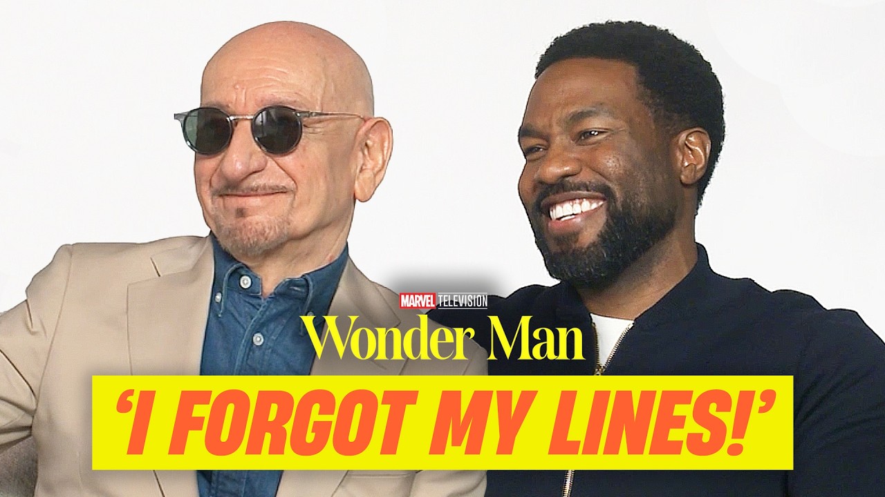Video thumbnail for Sir Ben Kingsley & Yahya Abdul-Mateen on 'Wonder Man' bromance and forgetting their lines | Capital