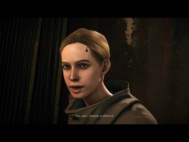 Video thumbnail for Deus Ex: Mankind Divided - The Harvester: Daria Myska Questioned 'Captain of the Debate Team' Chat