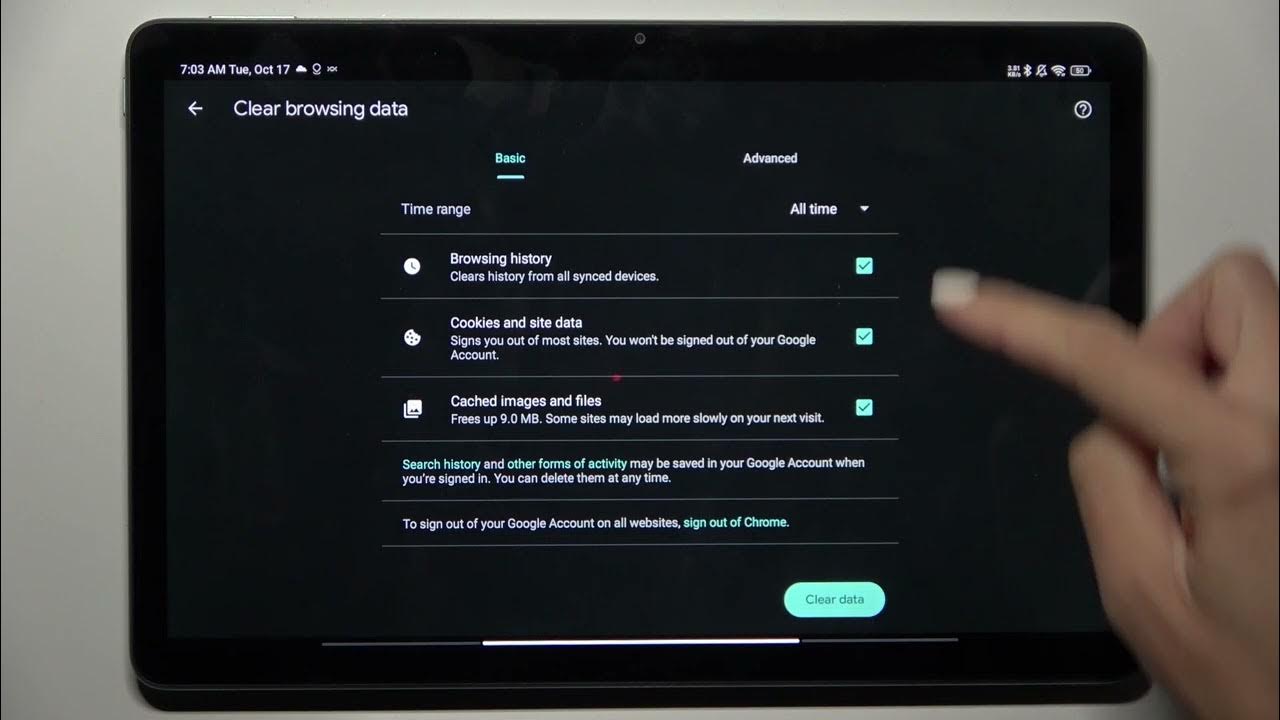 Video thumbnail for How to Clear Browsing Data on REDMI Pad SE - Delete Browser History