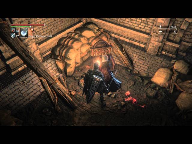 Video thumbnail for Bloodborne - Tomb of Oedon: Kill Ariannas Baby to Acquire One Third Umbilical Cord (After Micollash)