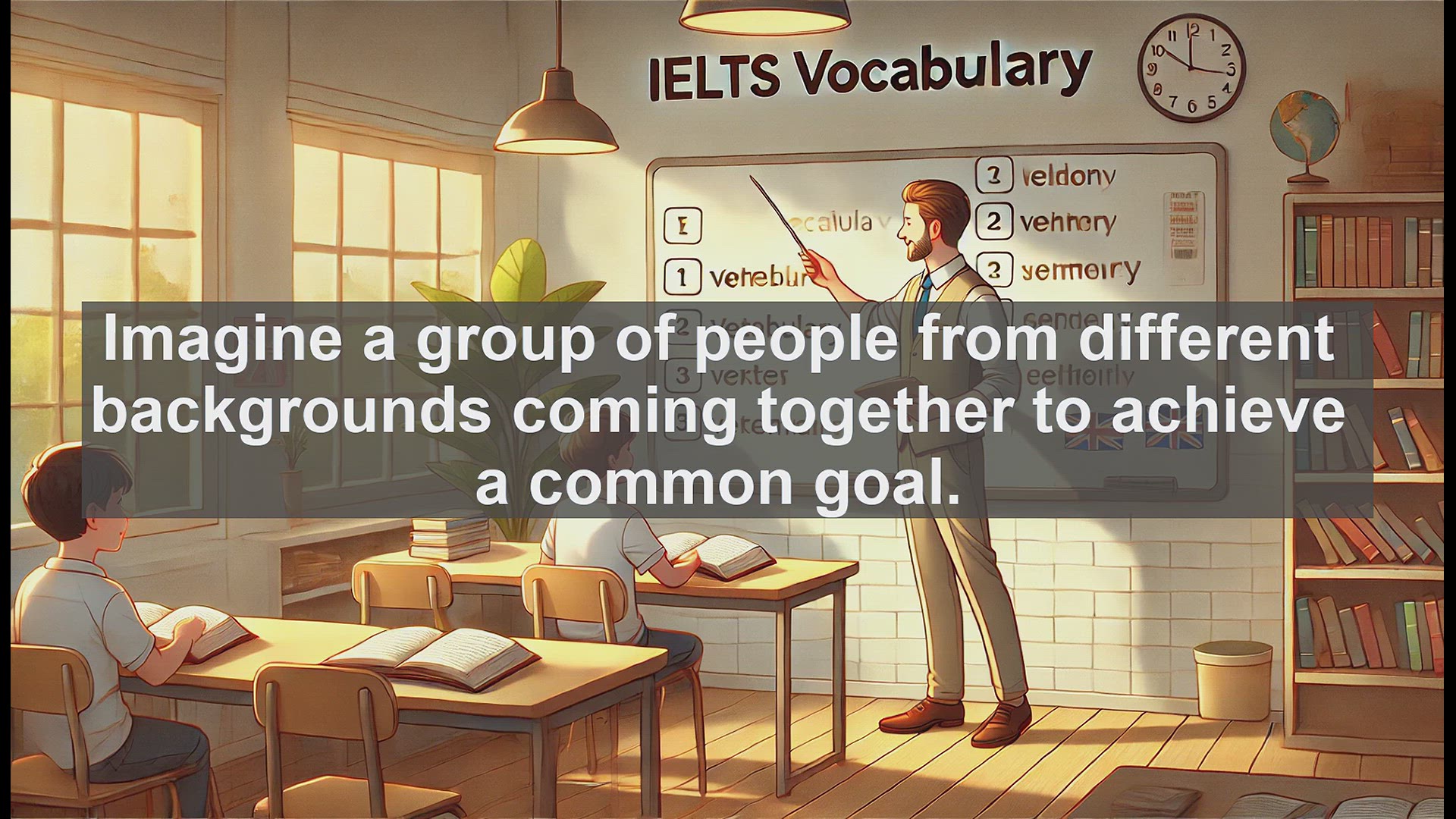 'Video thumbnail for 2500 Must Know IELTS 6.5 Vocabulary - Boost Your IELTS Score: Master the Word 'Unify''