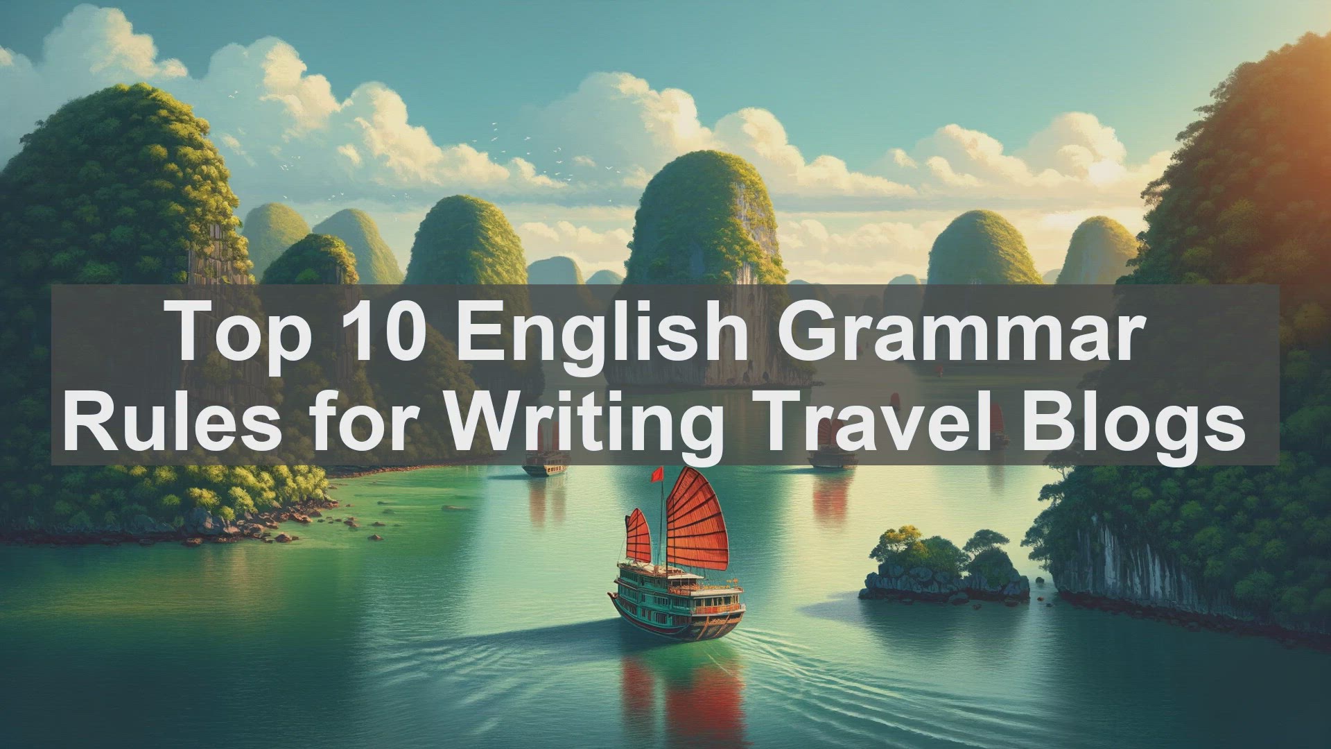 'Video thumbnail for Top 10 English Grammar Rules for Writing Travel Blogs'