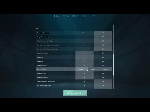 Video thumbnail for How To Adjust Network Buffering In Valorant