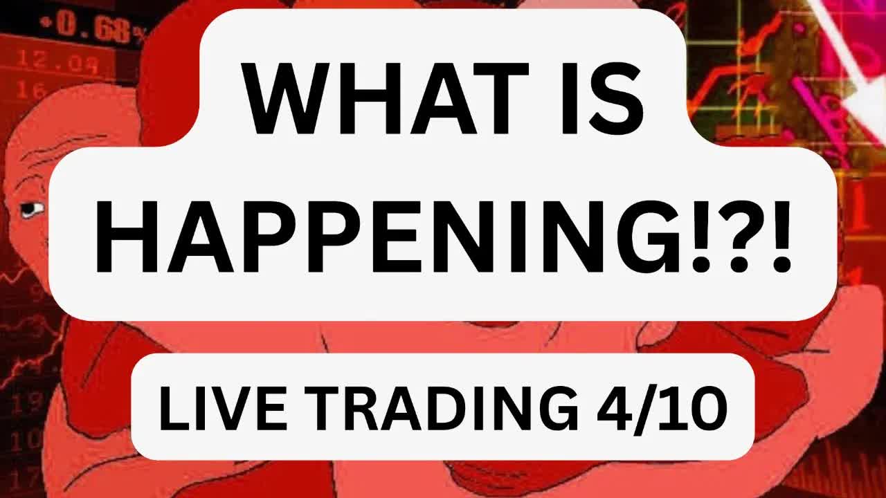 Video thumbnail for STOCK MARKET DOWN BIG AFTER ONE OF BEST DAYS EVER | LIVE TRADING