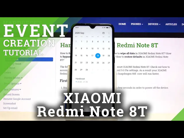 Video thumbnail for How to Add Event to Calendar in XIAOMI Redmi Note 8T – Set Reminder