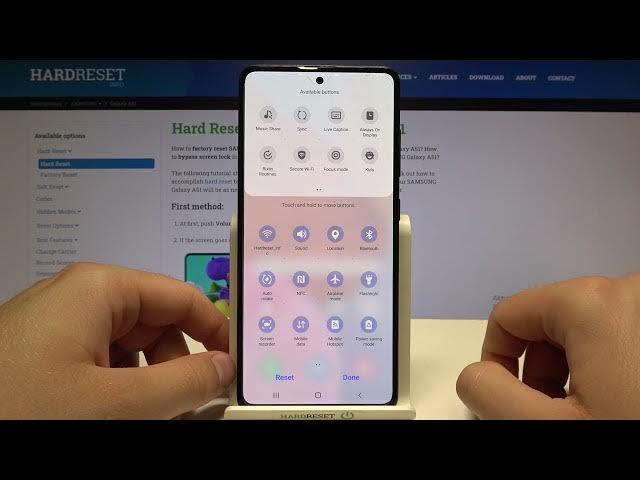 Video thumbnail for SAMSUNG Galaxy A51 - How To Adjust Notification Panel Shortcuts