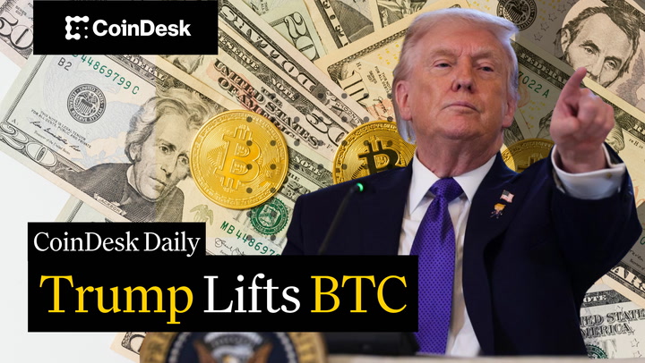 Video thumbnail for Trump's Iran ceasefire sends bitcoin past $78K