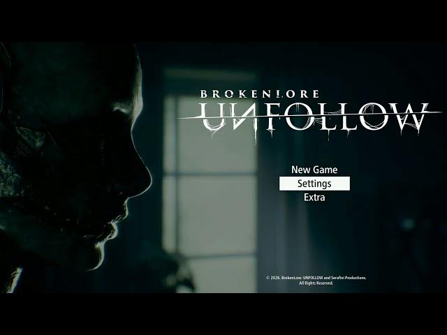 Video thumbnail for Brokenlore: Unfollow - Game Start Up Playstation 5 Default Settings: Graphics, Input, Button Layout