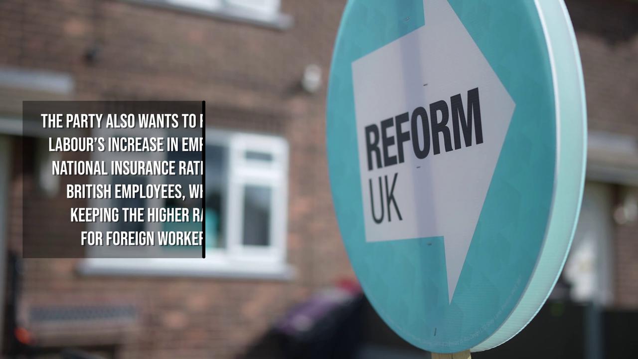 Video thumbnail for Reform UK Proposes Tax On Hiring Foreign Workers.