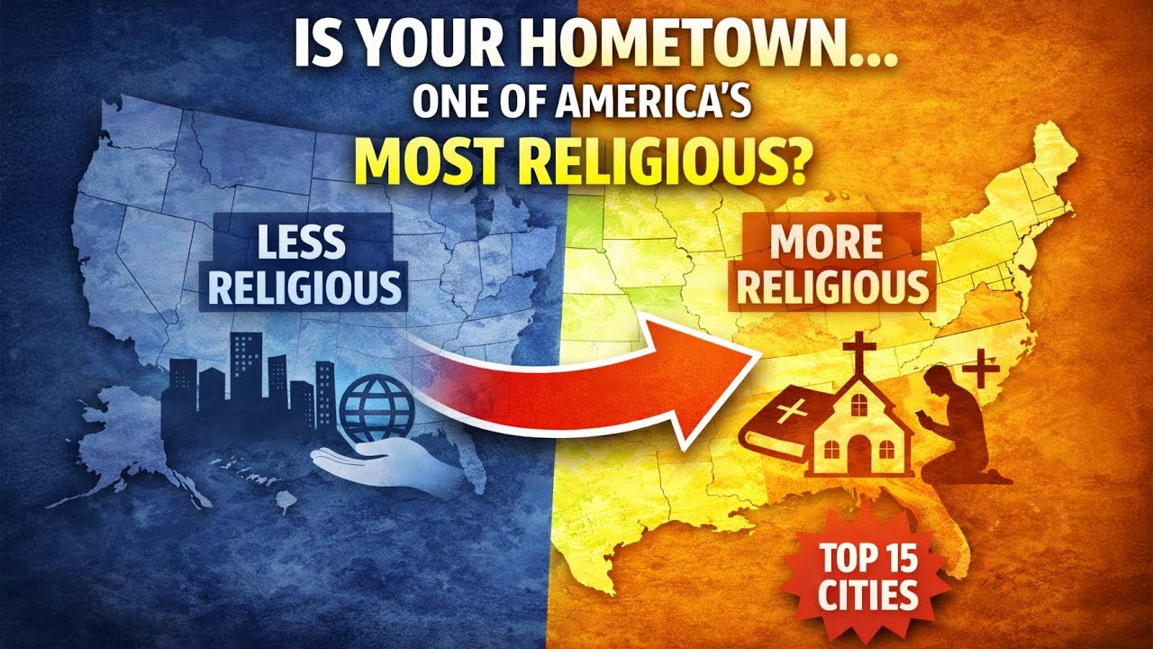 Video thumbnail for Is Your Hometown One of America's Most Religious?