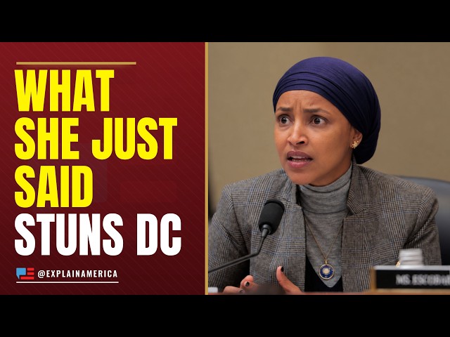 Video thumbnail for Omar ADMITS IT! - Bombshell Statement Just Ended Her